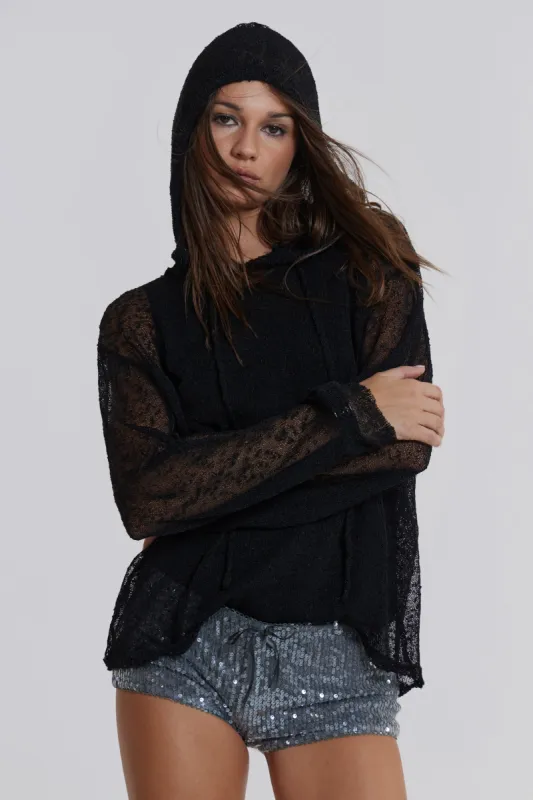 Haze Knit Hoodie sold by Jaded London