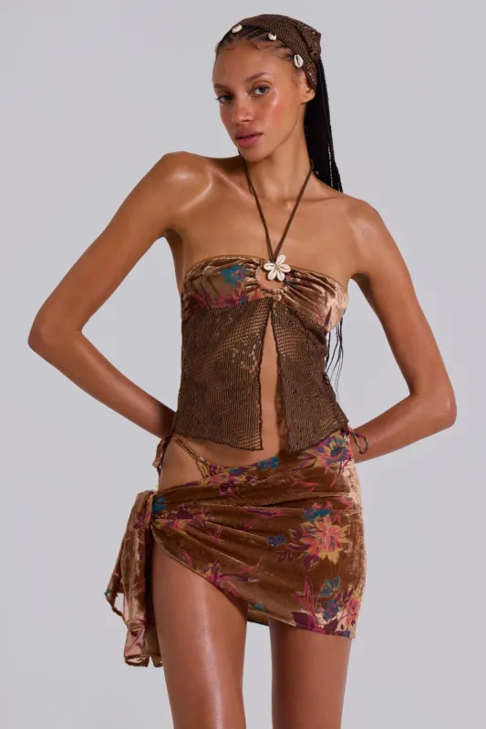 Eliana Devore Sarong Skirt sold by Jaded London