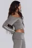 Kensu Off The Shoulder Knit Top sold by Jaded London