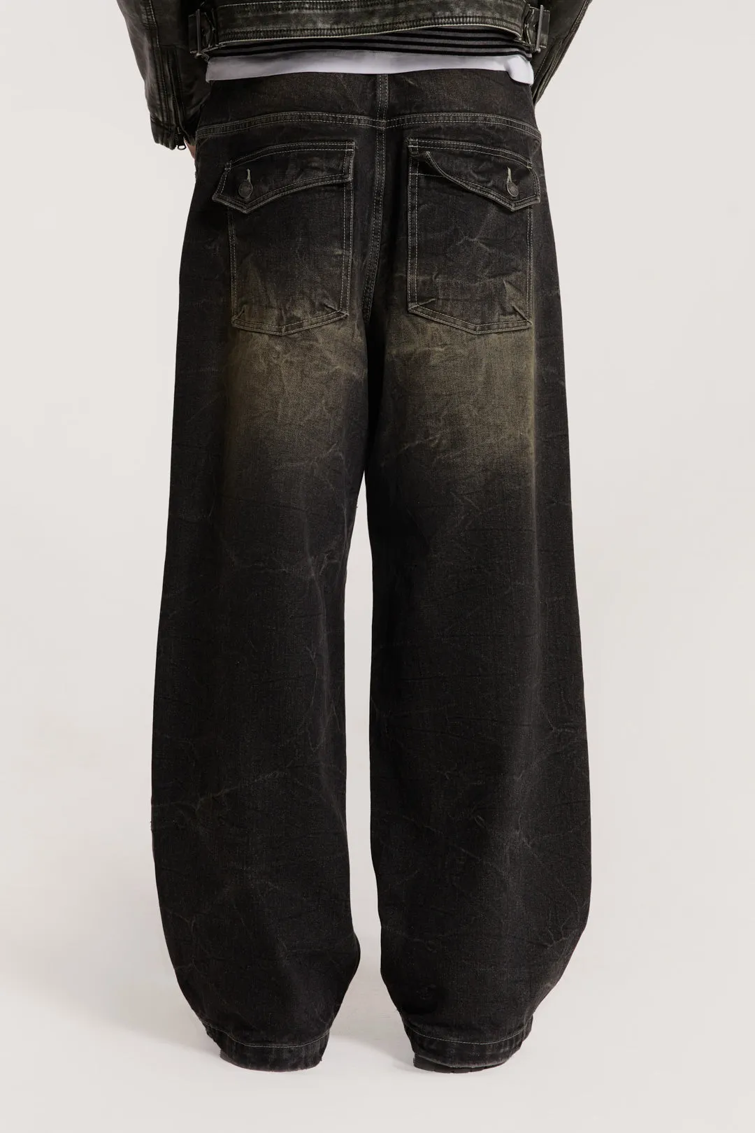 Washed Black Razor Jeans sold by Jaded London product image thumbnail 5