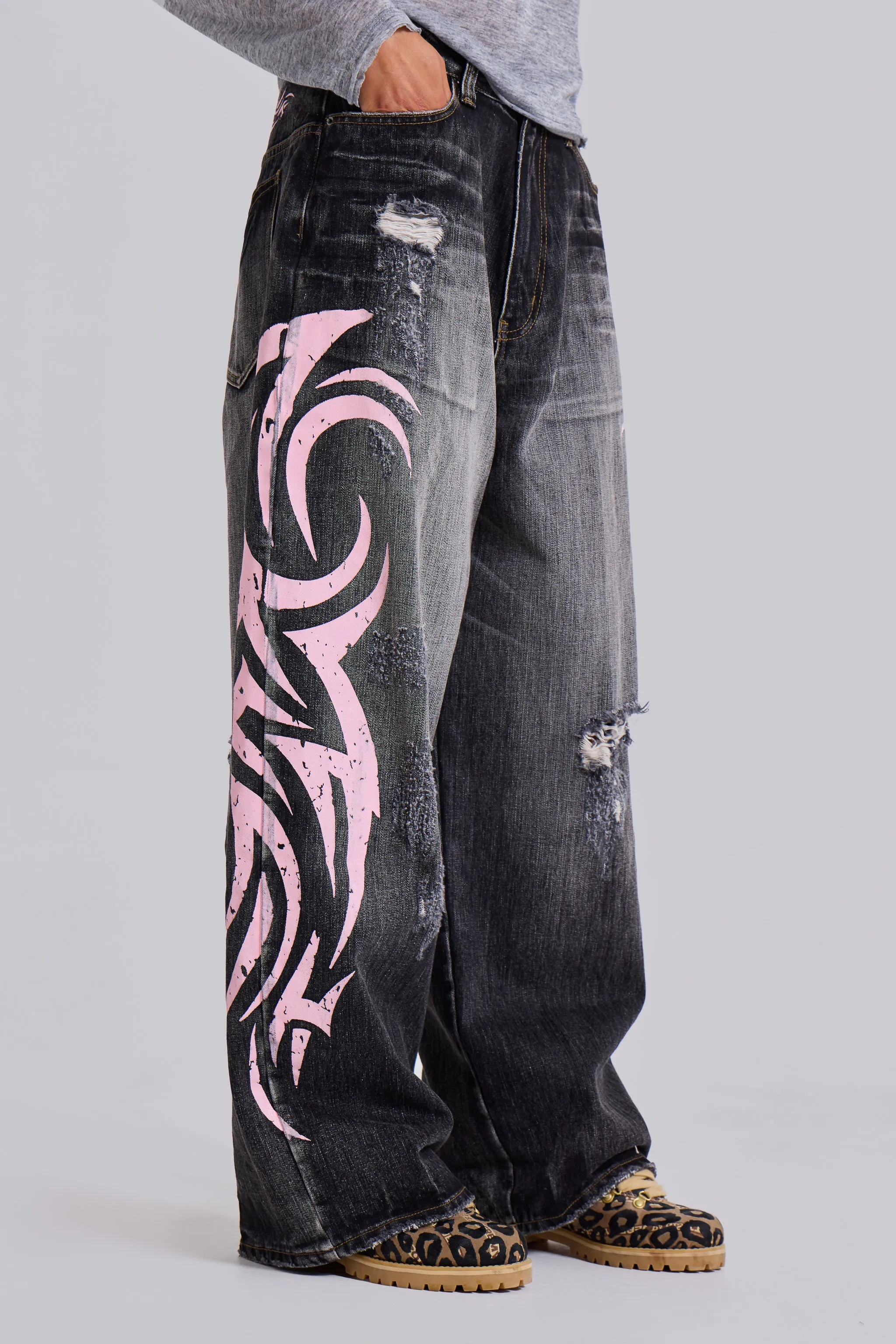パンツ Jadedlondon Scuff XL Colossus Jeans Scuff XL Colossus Jeans | Jaded London | Clothing