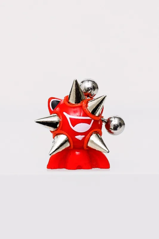 Princess Plastik Red Piercing Spike Brooch sold by Jaded London