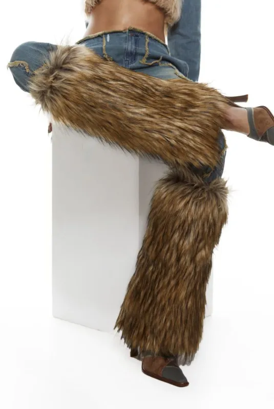 Faux Fur Booties made by Jaded London