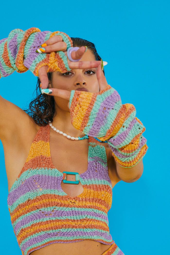 Zig Zag Knit Sleeves sold by Jaded London product image thumbnail 2