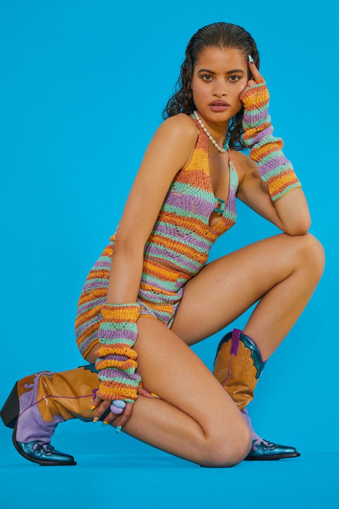 Zig Zag Knit Sleeves sold by Jaded London product image thumbnail 4