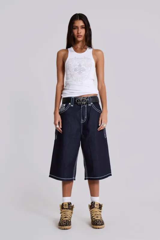 Rock Revival River Colossus Jorts sold by Jaded London