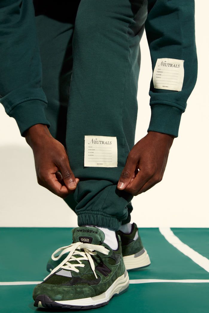 NTRLS Dark Green Cuffed Joggers sold by Jaded London product image thumbnail 3