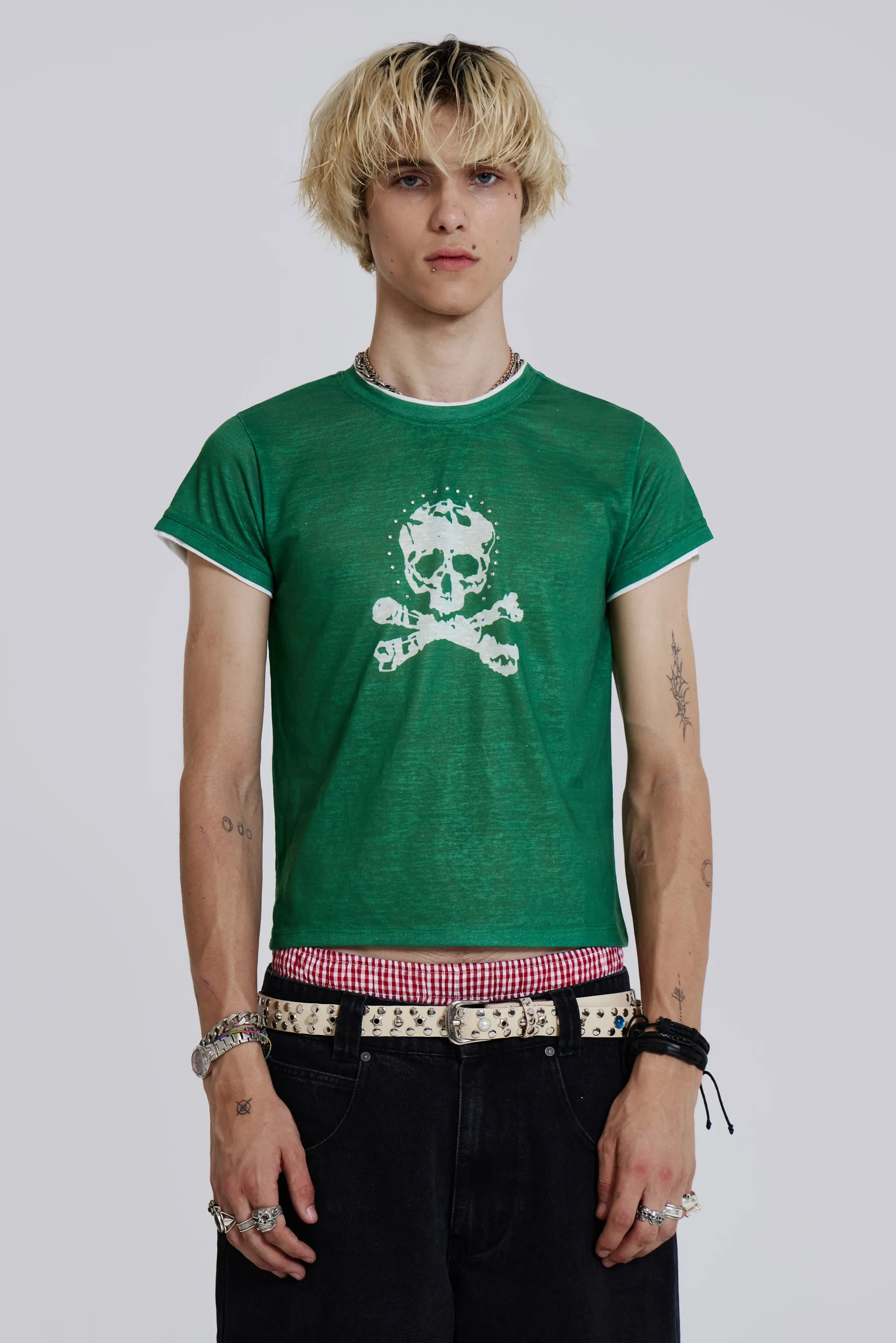 Bones Tee sold by Jaded London
