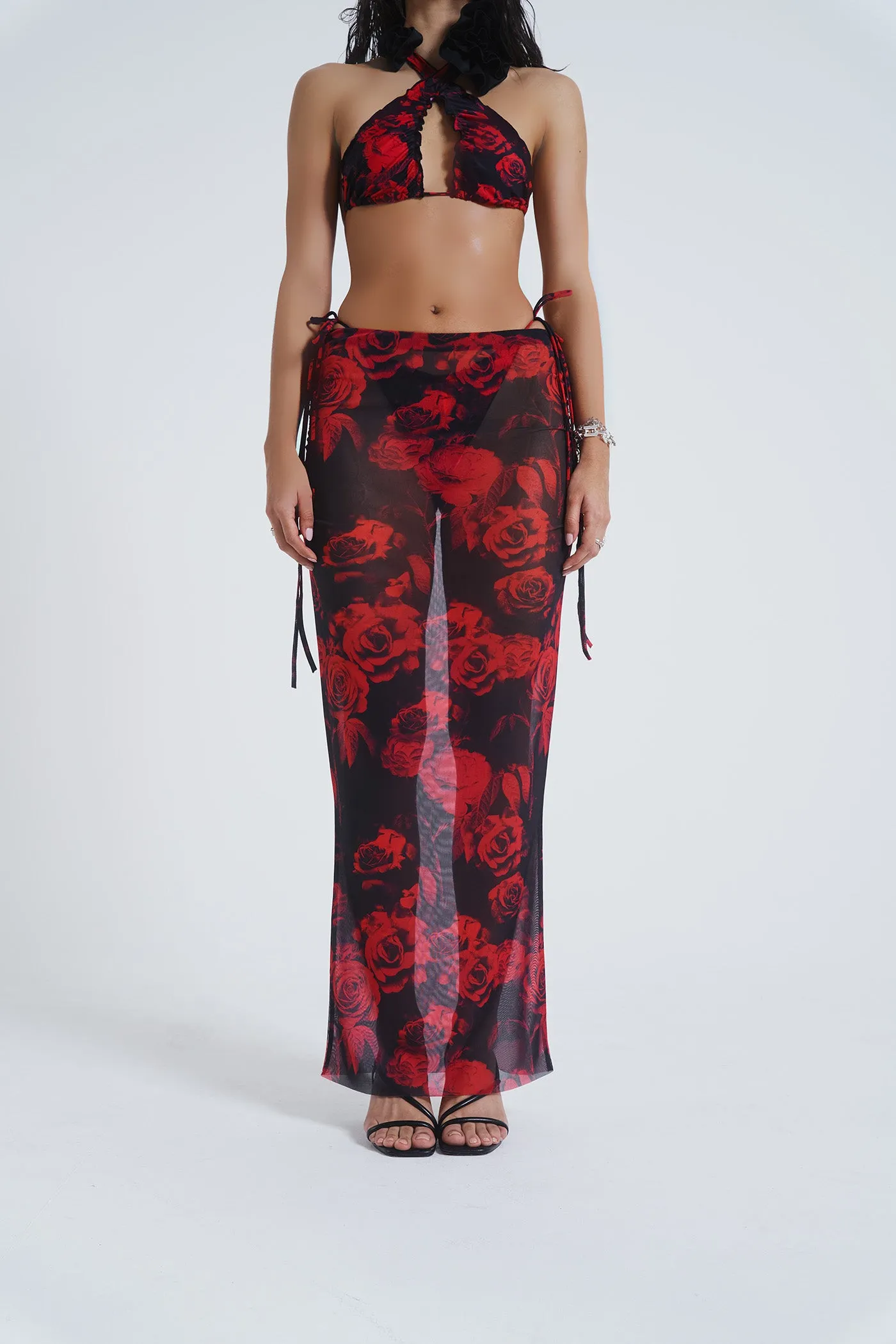 Selene Mesh Maxi Skirt sold by Jaded London product image thumbnail 3