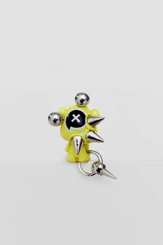 Princess Plastik Yellow Piercing Brooch sold by Jaded London