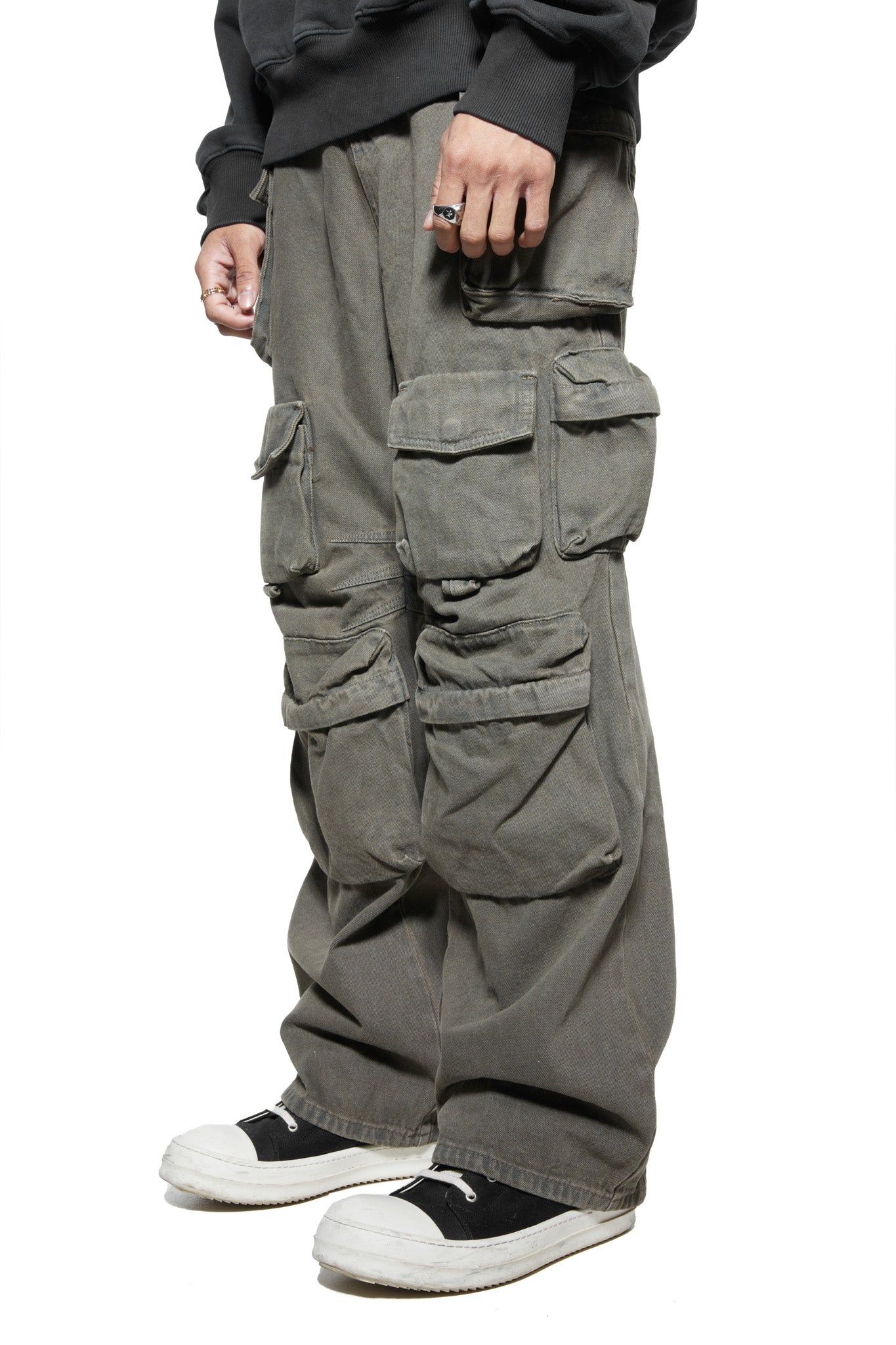Khaki Voltage Cargos sold by Jaded London product image thumbnail 2