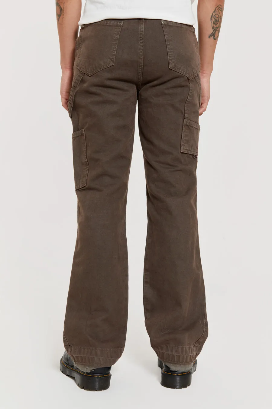 Vintage Brown Rodeo Flared Carpenters sold by Jaded London product image thumbnail 3