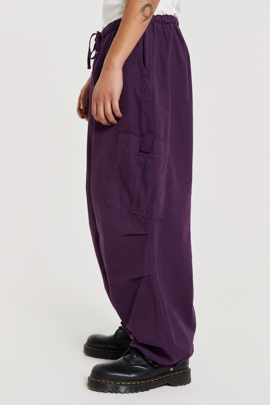 Purple Parachute Cargo Pants sold by Jaded London product image thumbnail 5