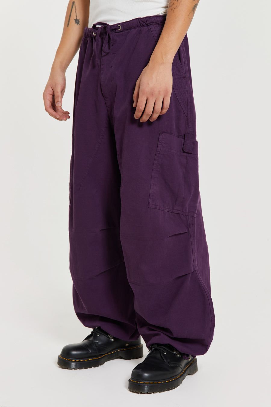 Purple Parachute Cargo Pants sold by Jaded London product image thumbnail 4