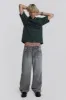 Grey Acid Razor Jeans sold by Jaded London