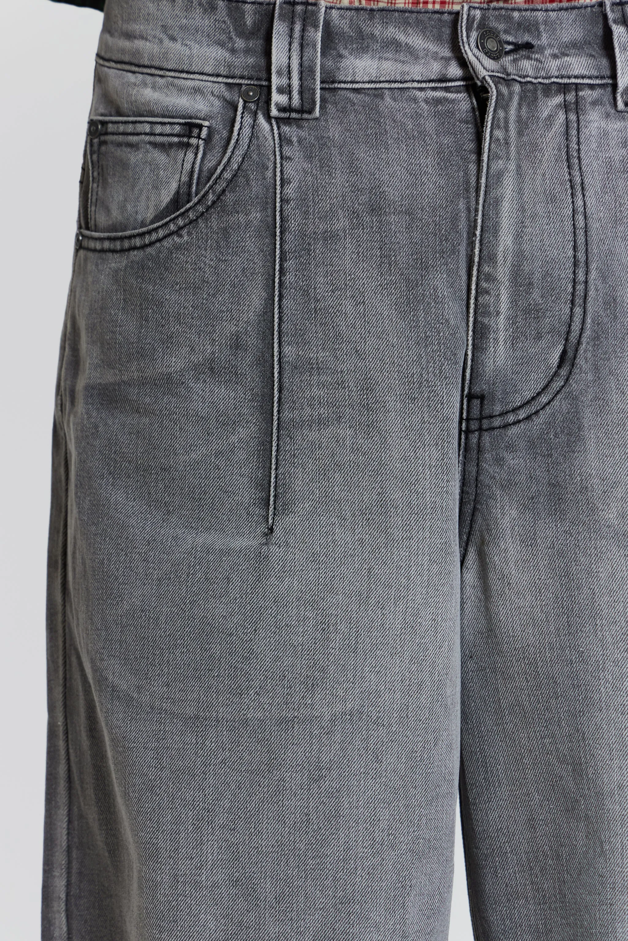 Grey Acid Razor Jeans sold by Jaded London product image thumbnail 5