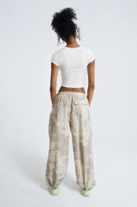 Hibiscus Bloom Parachute Cargo Pants sold by Jaded London