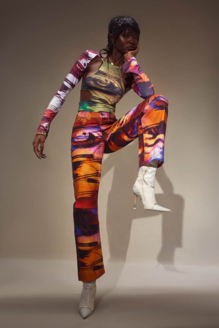 Oracle Eye Print Top sold by Jaded London product image thumbnail 2