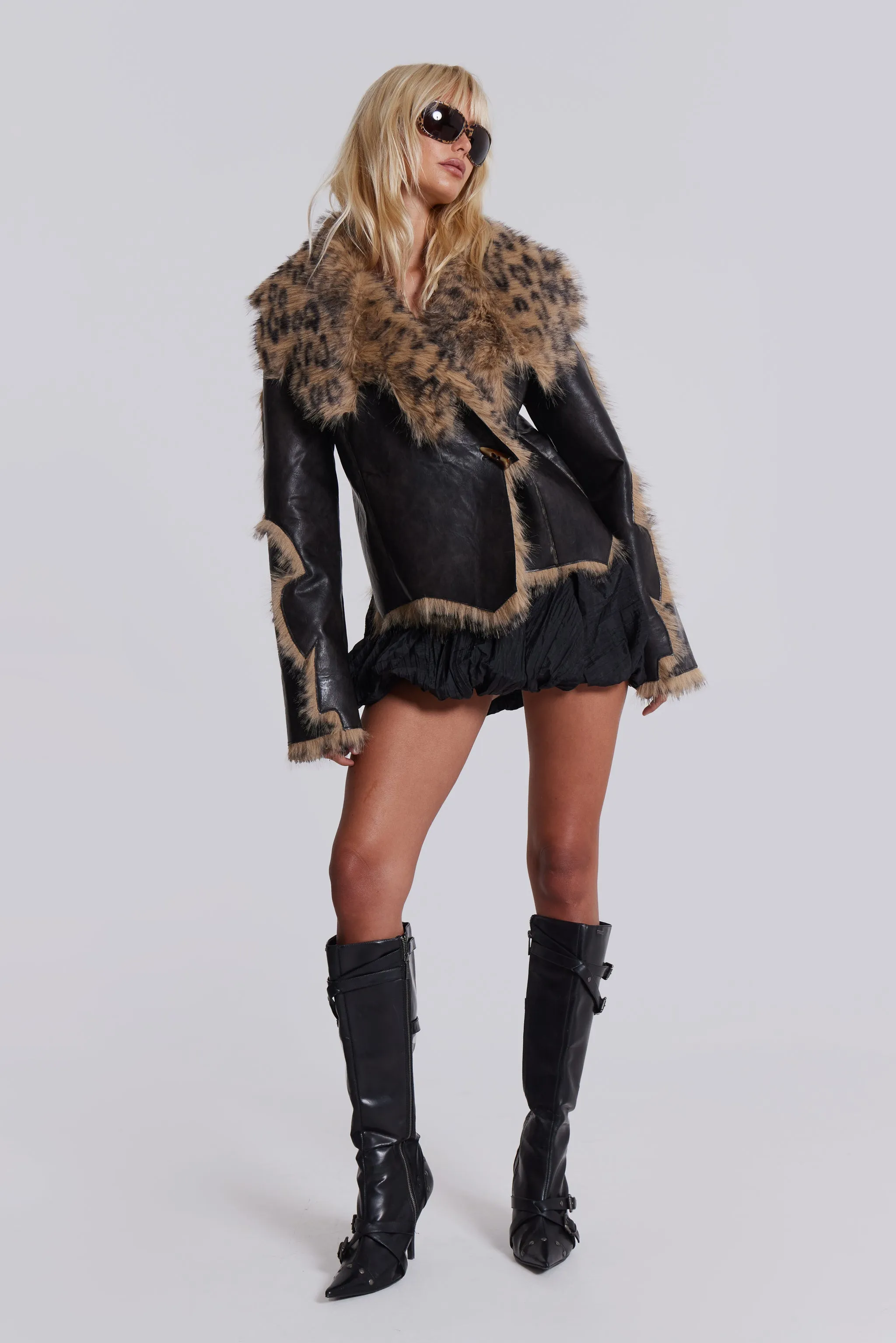 Seone Faux Fur Jacket sold by Jaded London product image thumbnail 2