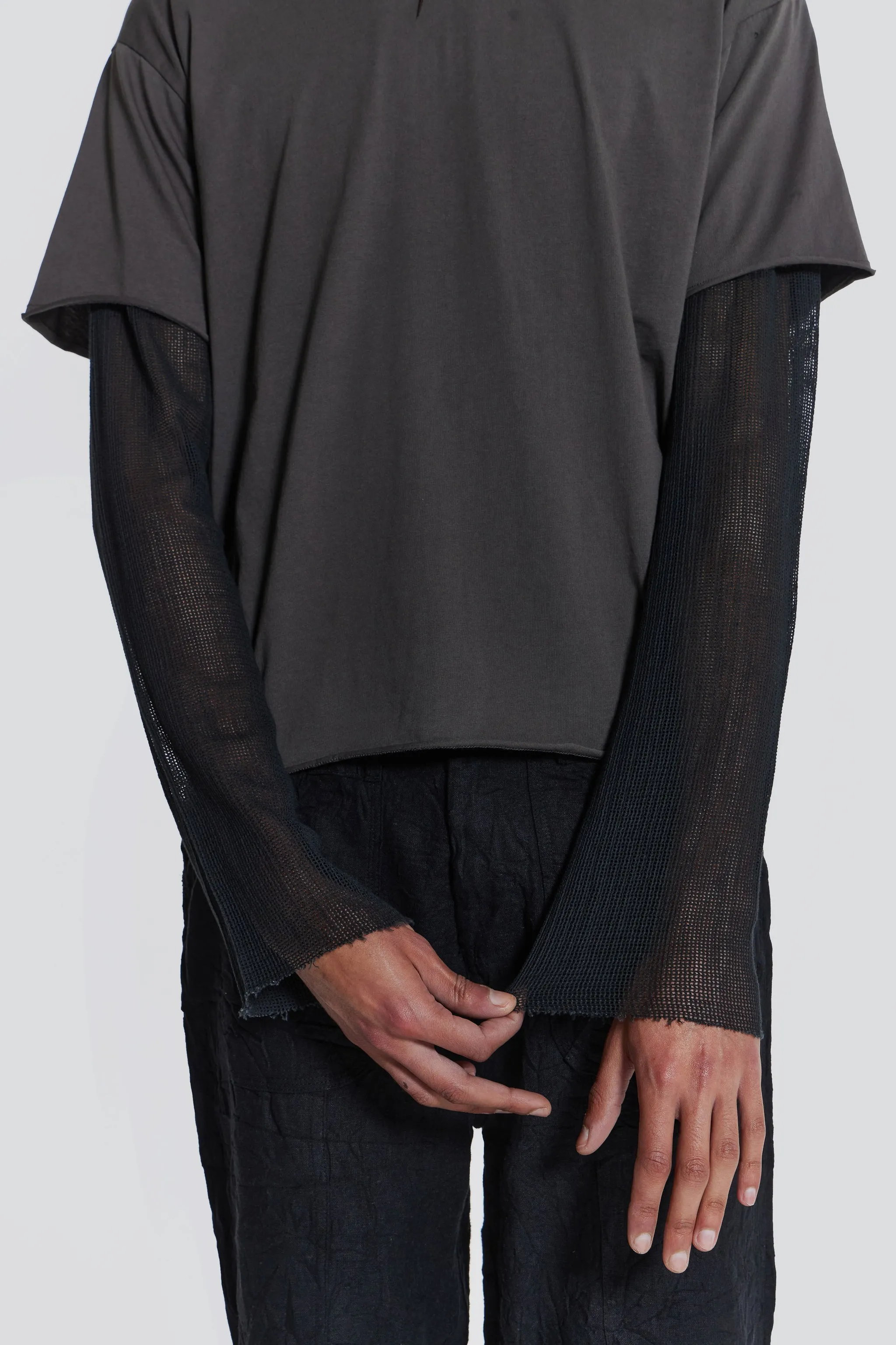 Pitch Double Layer Tee sold by Jaded London product image thumbnail 5