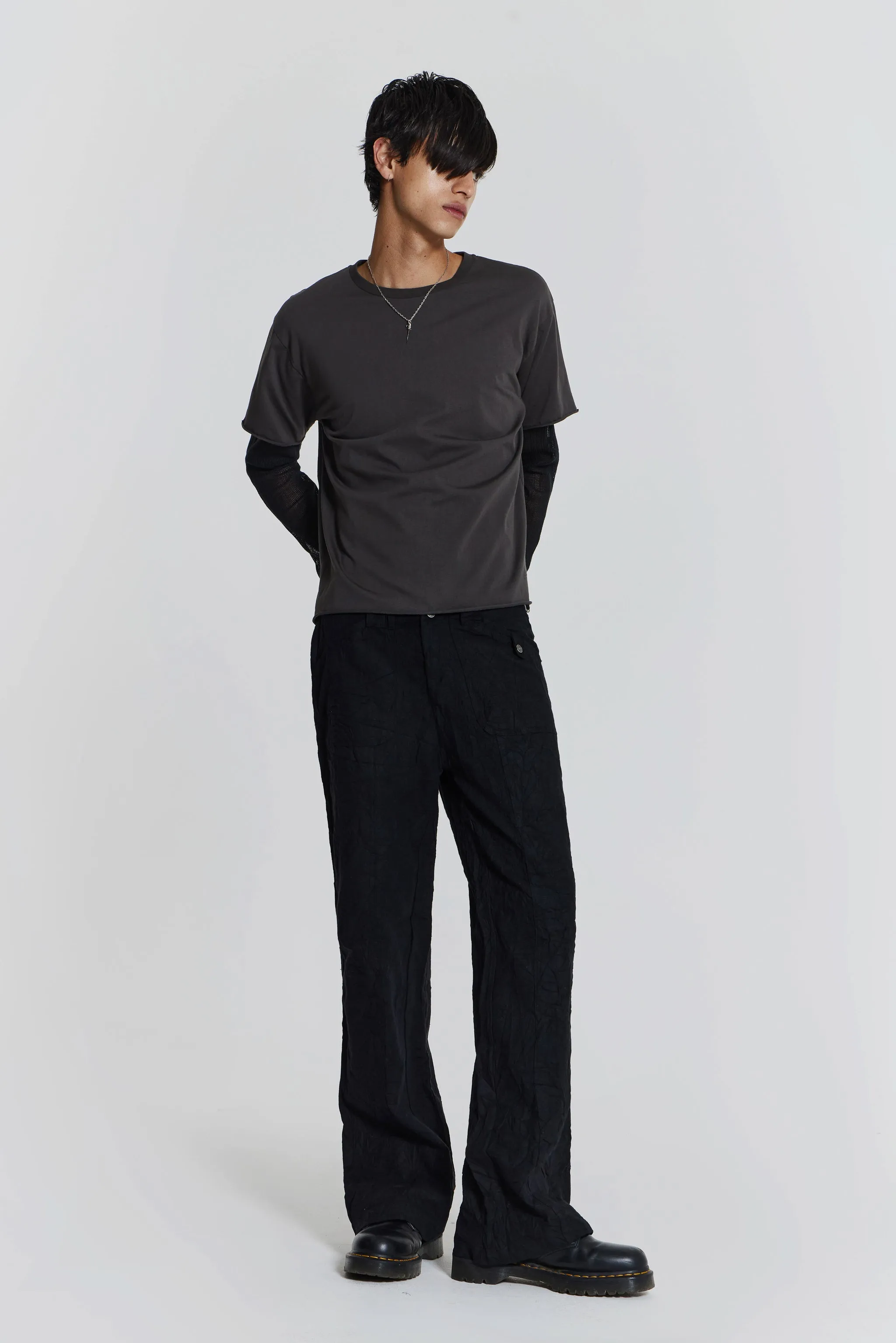 Pitch Double Layer Tee sold by Jaded London product image thumbnail 2