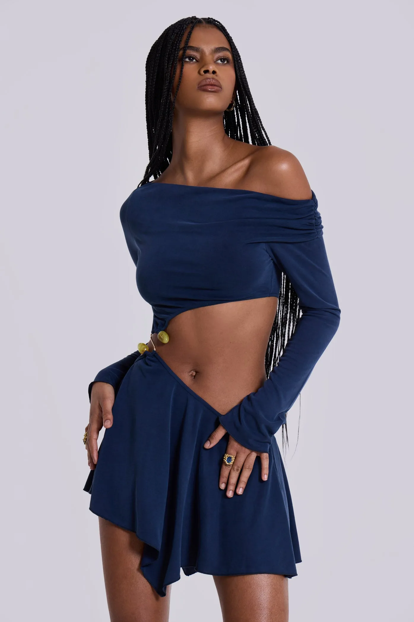 Dera Asymmetric Cut Out Mini Dress sold by Jaded London product image thumbnail 4