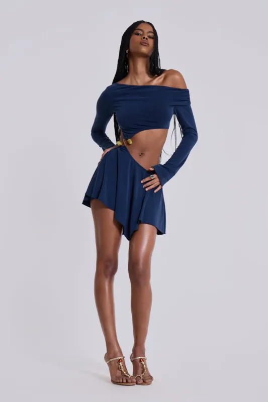 Dera Asymmetric Cut Out Mini Dress sold by Jaded London