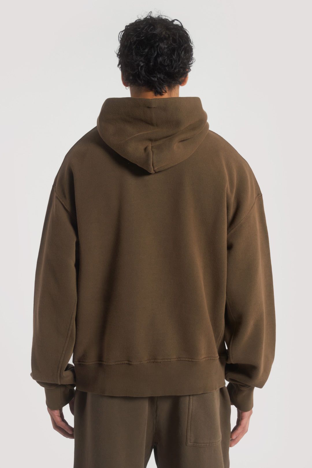 NTRLS Mocha Oversized Zip Through Hoodie sold by Jaded London product image thumbnail 5