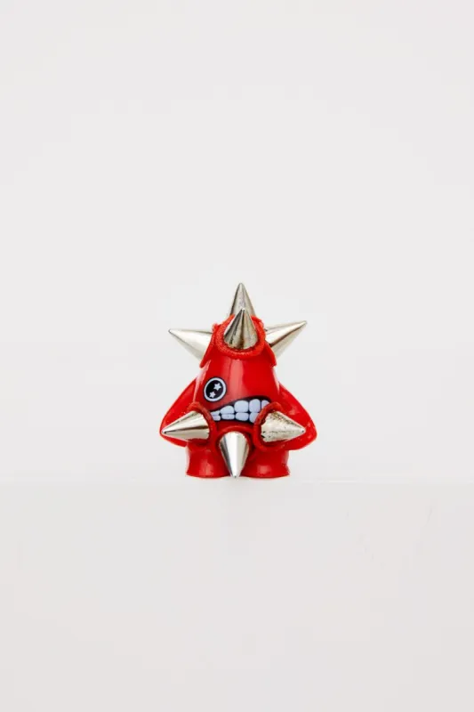 Princess Plastik Red Spike Brooch sold by Jaded London
