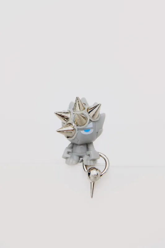 Princess Plastik Grey Spike Brooch sold by Jaded London