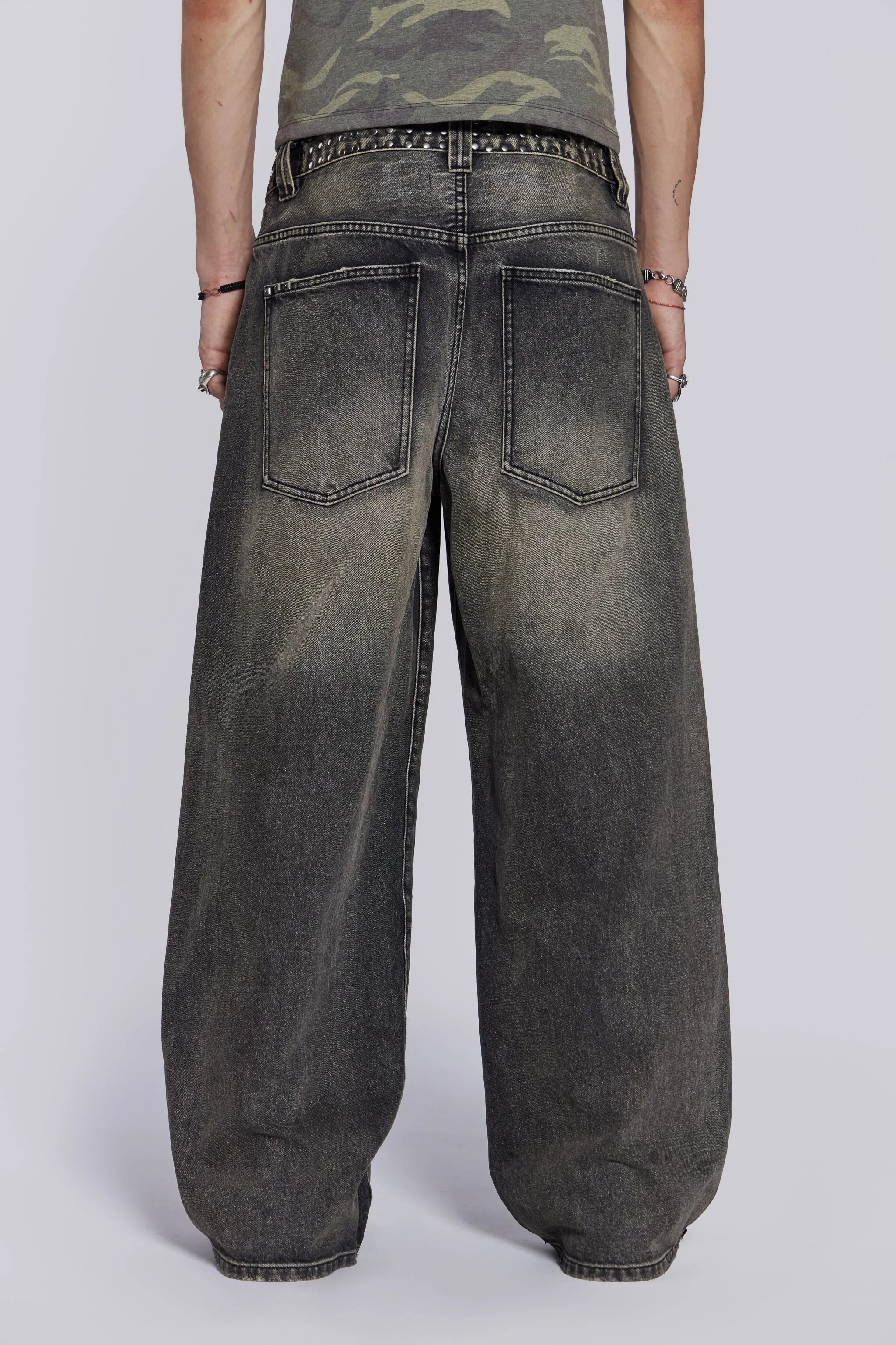 Stud Colossus Jeans sold by Jaded London product image thumbnail 3