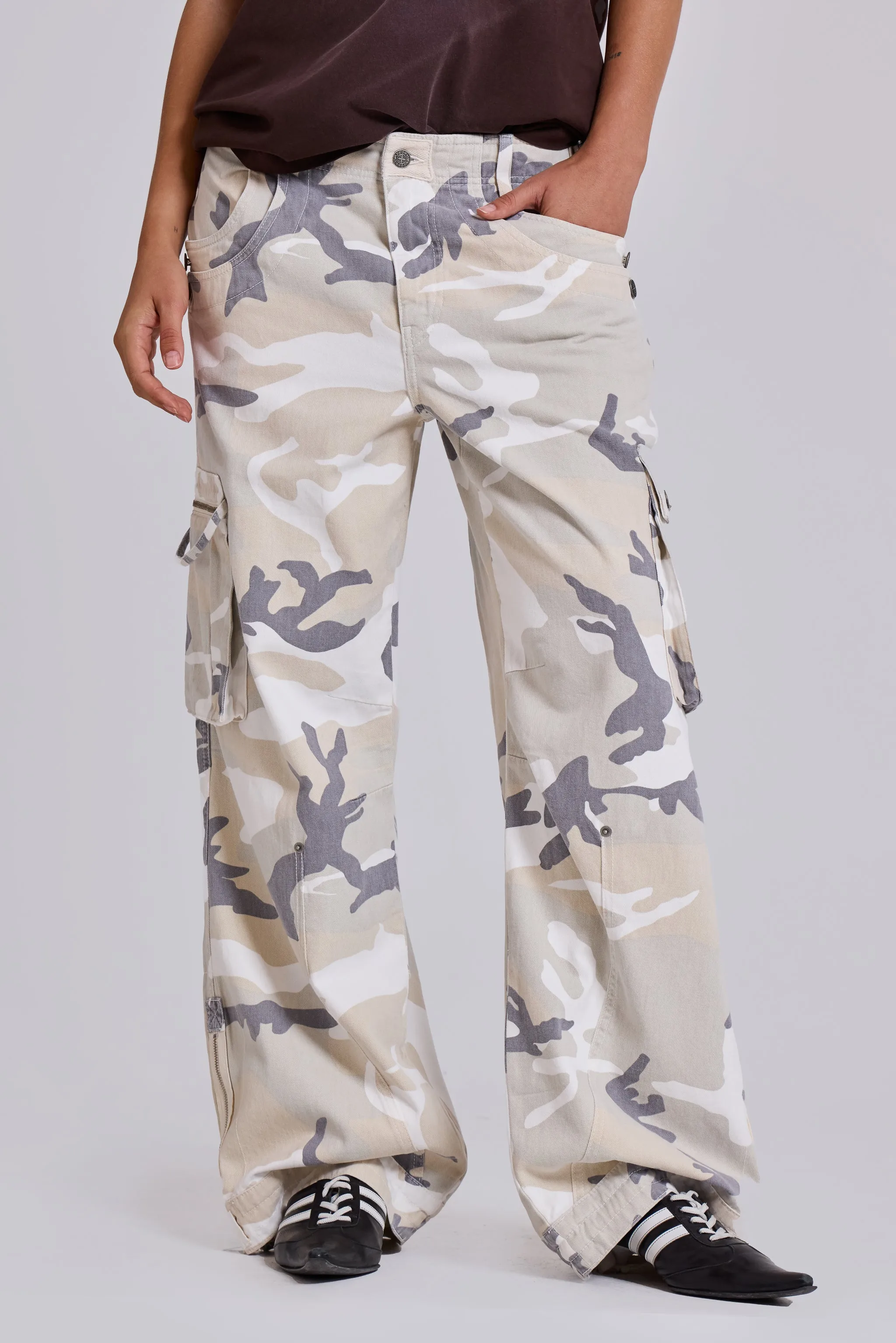 Trooper Snow Camo Cargo Pant sold by Jaded London product image thumbnail 2