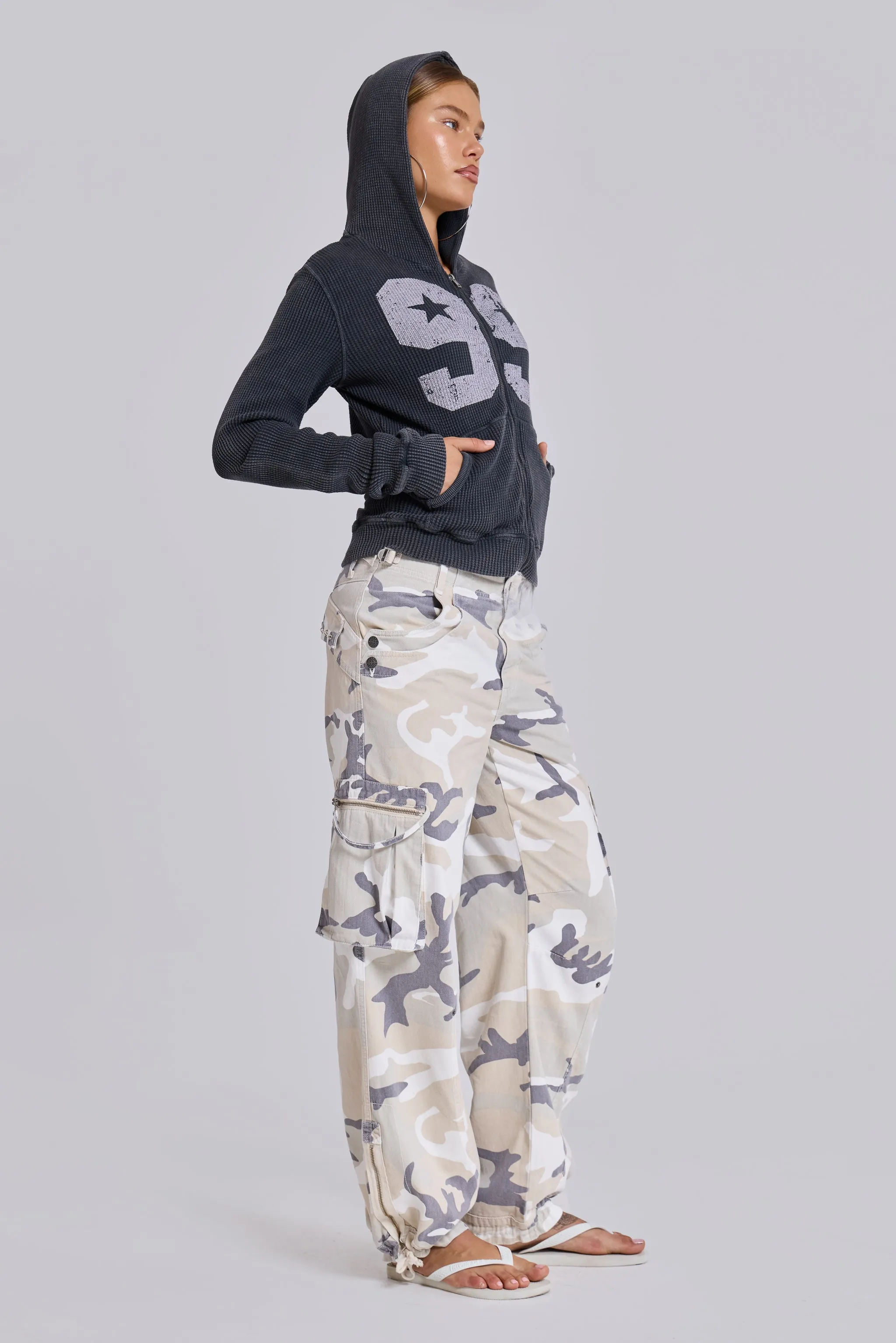 Trooper Snow Camo Cargo Pant sold by Jaded London product image thumbnail 5