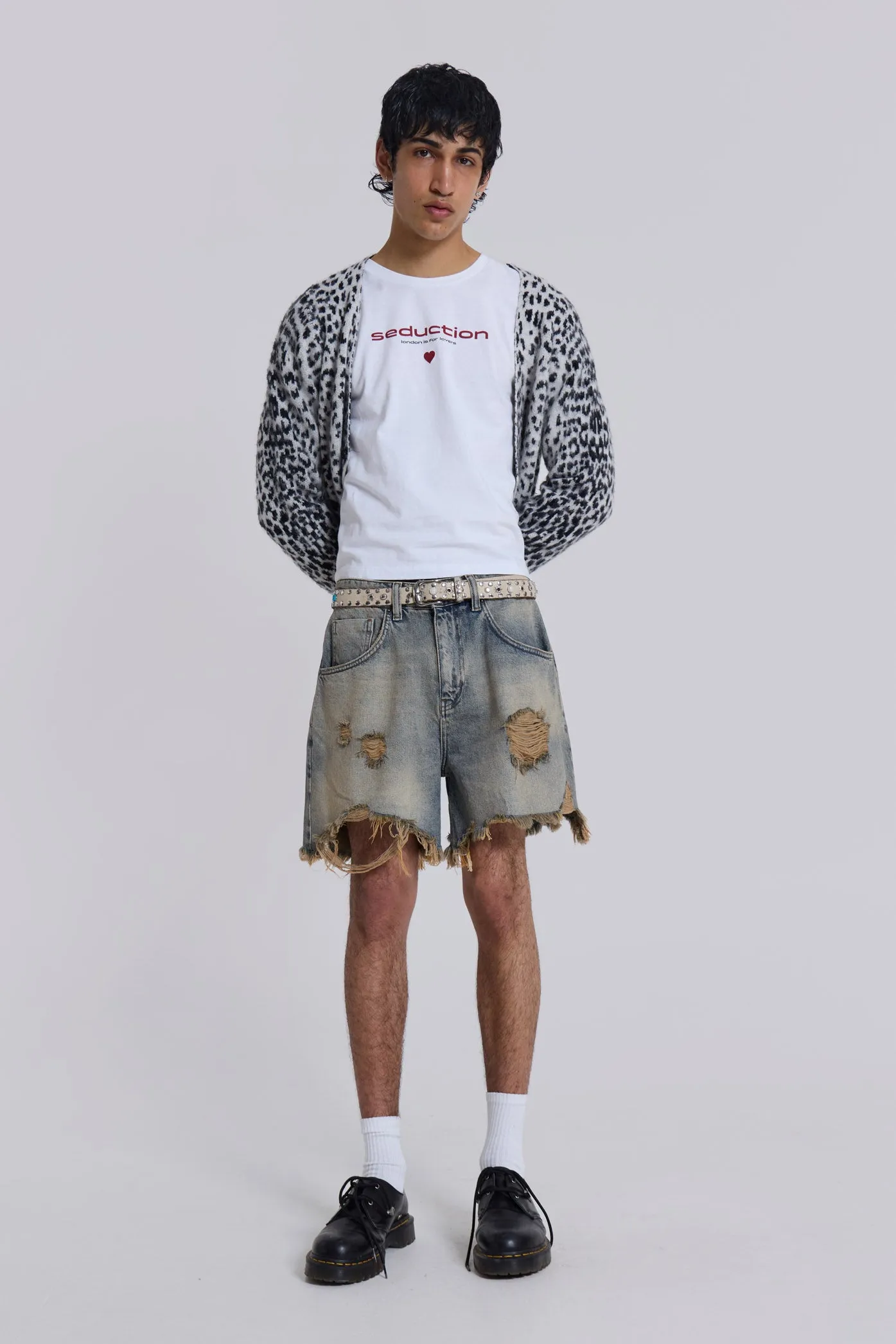 Dirty Bleach Revenge Jorts sold by Jaded London product image thumbnail 3