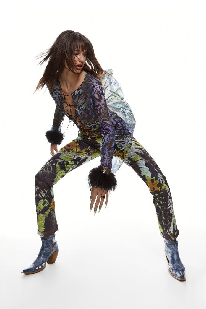 The Volare Lace Up Duster sold by Jaded London product image thumbnail 5