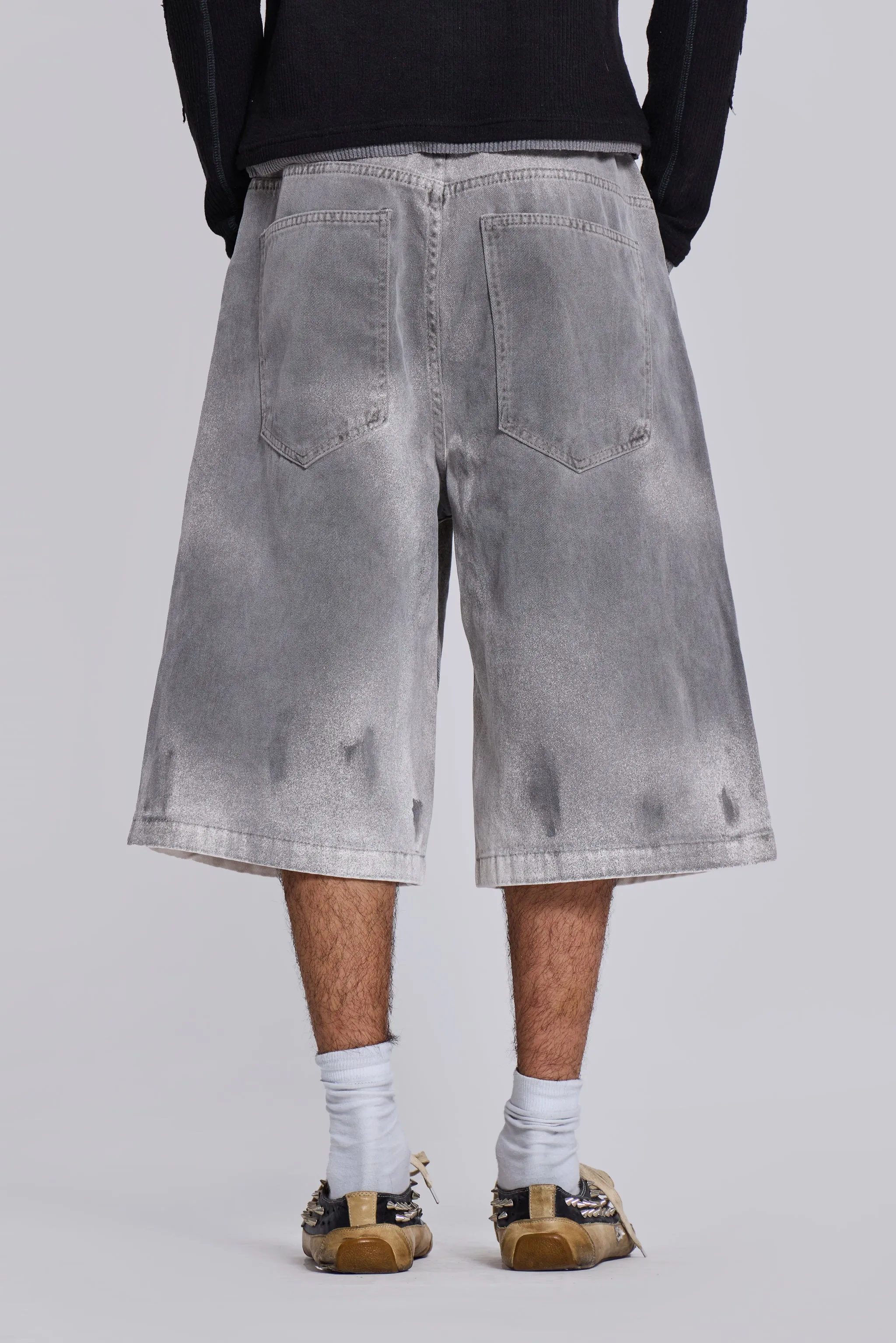 Tar Wash Colossus Jorts sold by Jaded London product image thumbnail 4