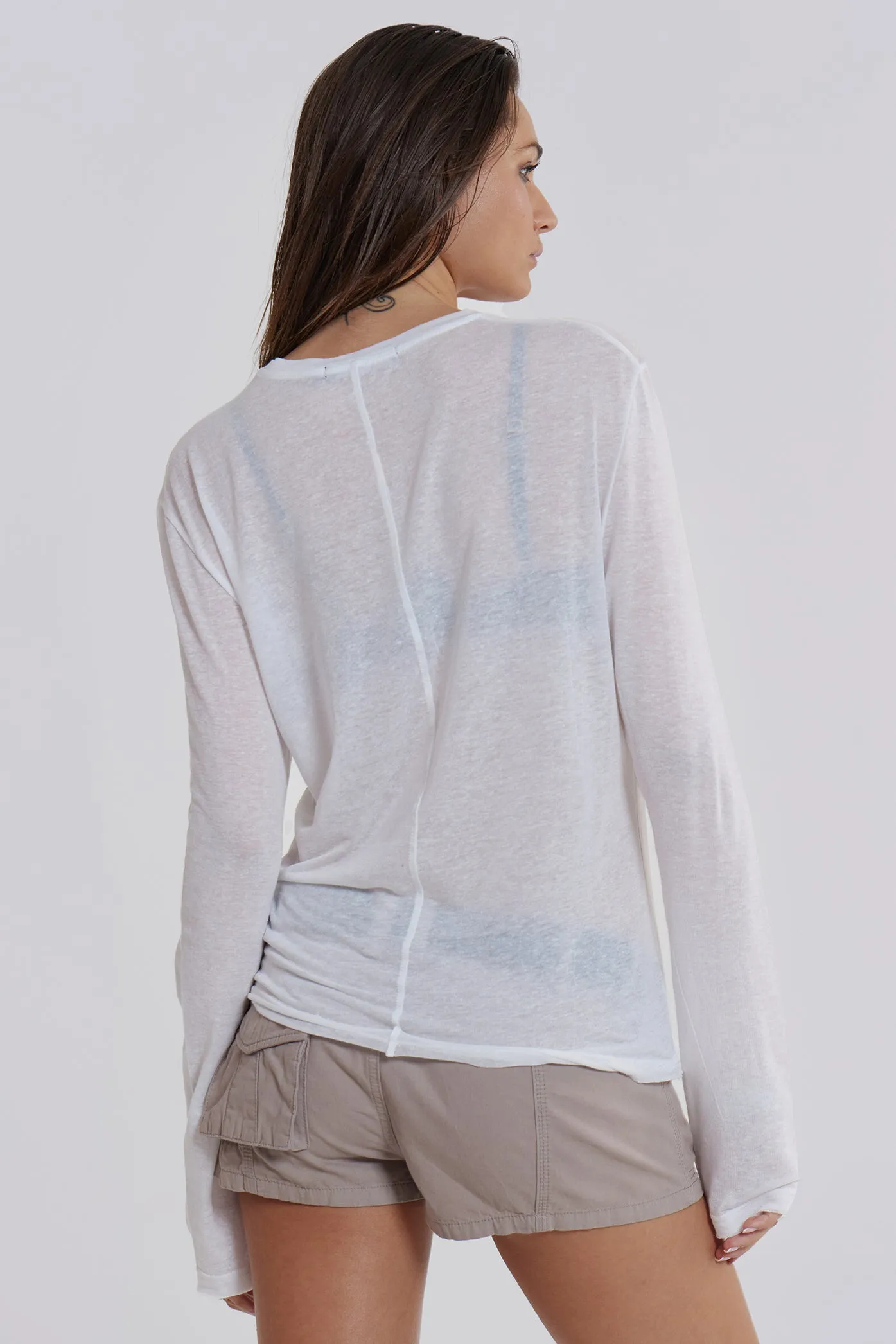 White Mist Long Sleeve Top sold by Jaded London product image thumbnail 5