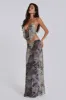 Asteria Backless Top in Grey sold by Jaded London