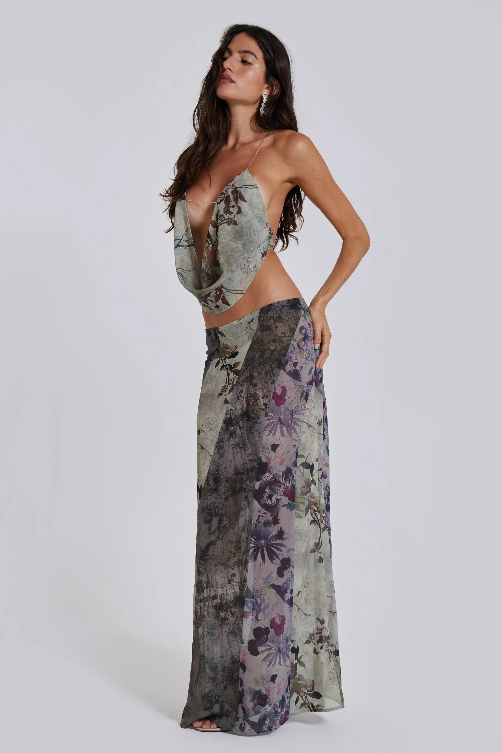 Asteria Backless Top in Grey sold by Jaded London product image thumbnail 4