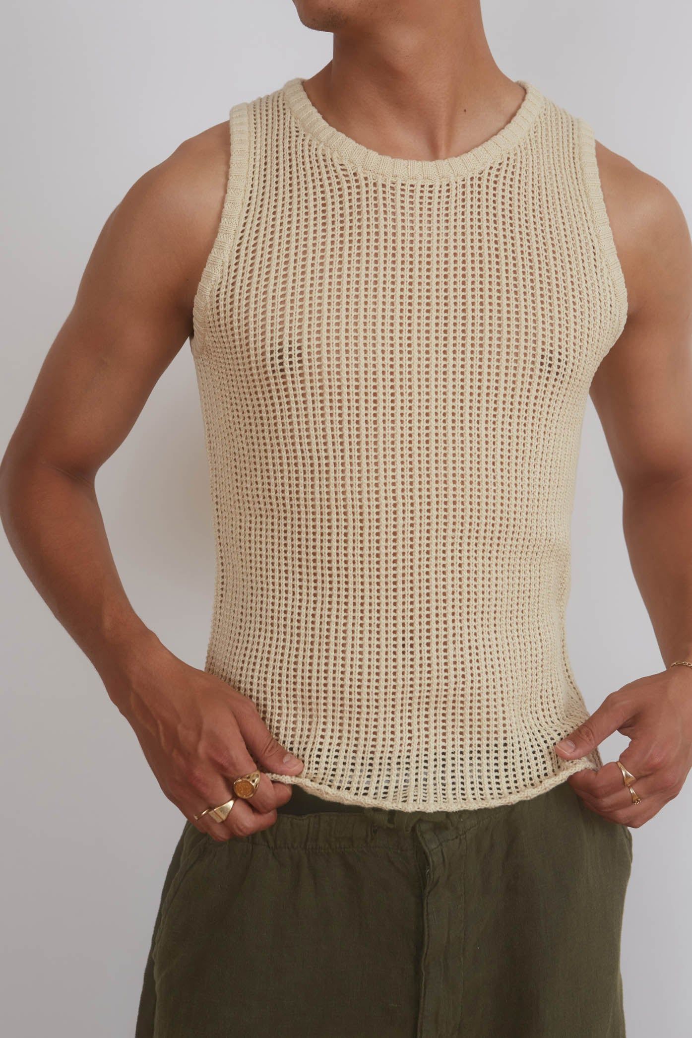 Amalfi Ecru Vest sold by Jaded London product image thumbnail 2