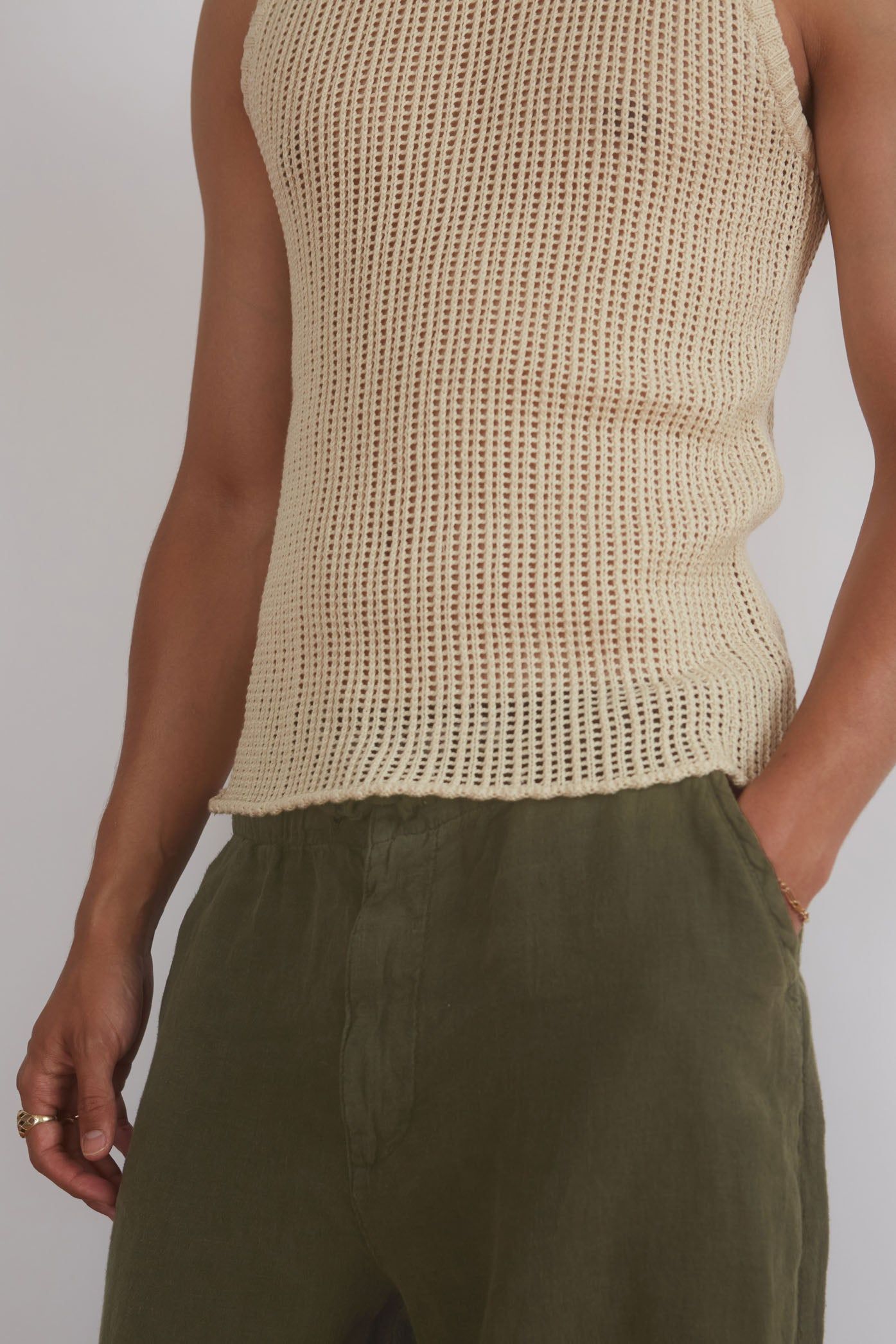 Amalfi Ecru Vest sold by Jaded London product image thumbnail 4