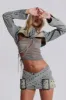 Denim Assassin Ultra Cropped Jacket sold by Jaded London