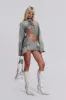 Denim Assassin Ultra Cropped Jacket sold by Jaded London