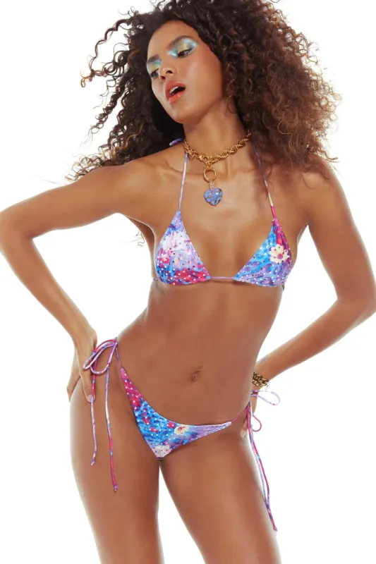 Bubble Gum Micro Bikini Top sold by Jaded London