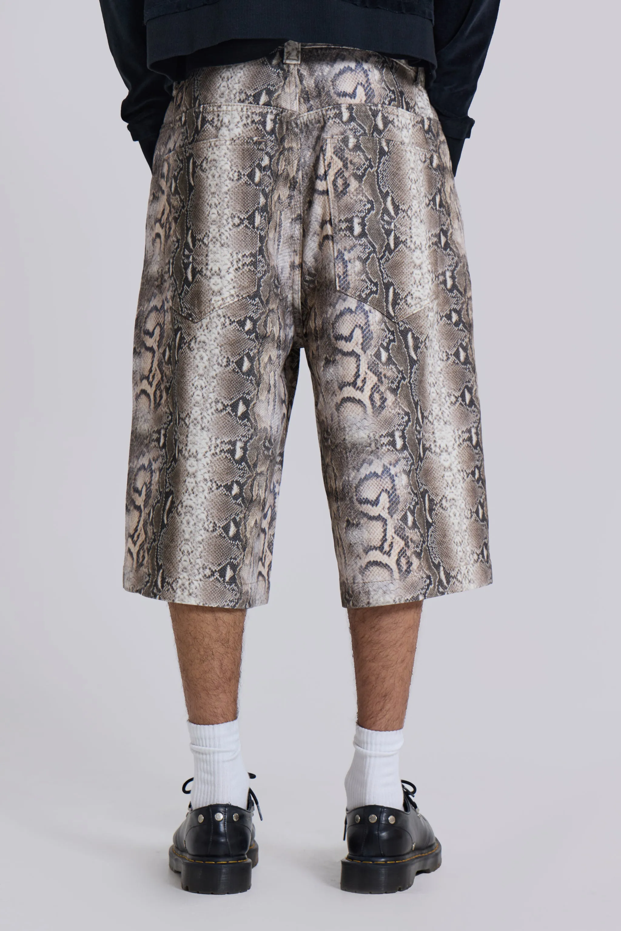 Boa Snake Print Colossus Jorts | Parallel