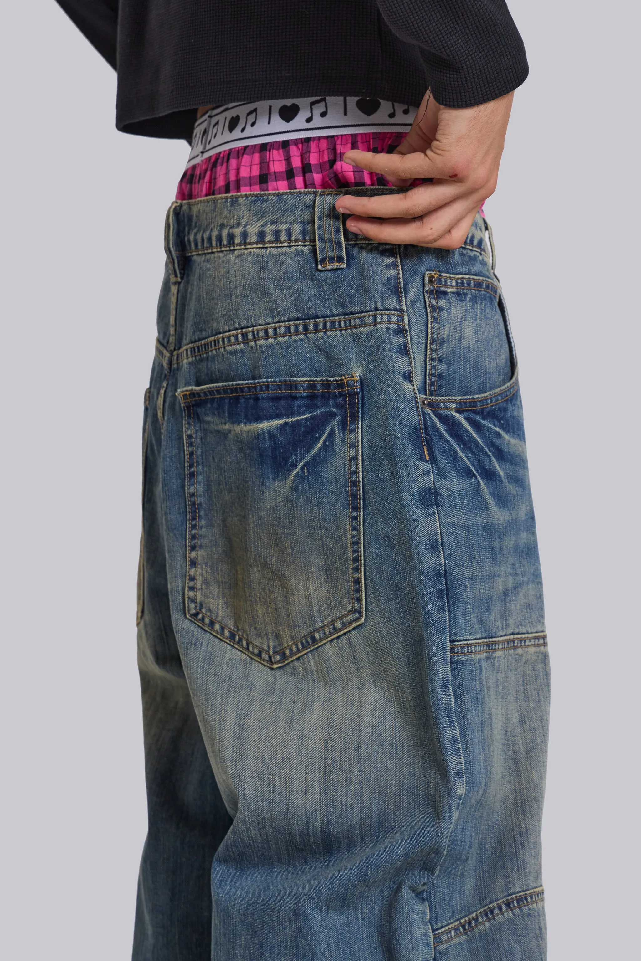 Motor Colossus Jeans sold by Jaded London product image thumbnail 5
