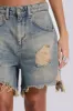Dirty Bleach Revenge Jorts sold by Jaded London
