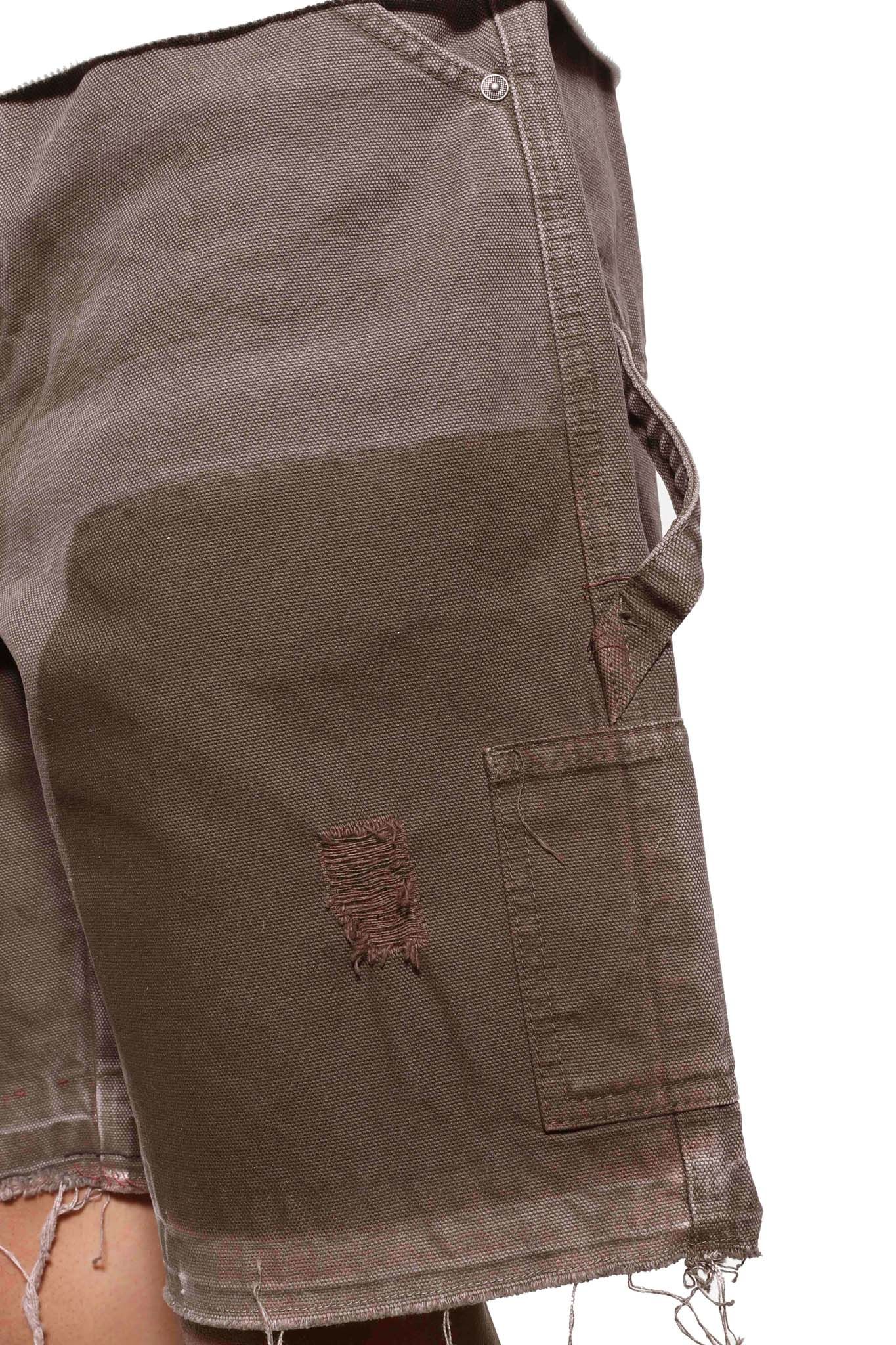 Vintage Brown Rodeo Carpenter Shorts sold by Jaded London product image thumbnail 3