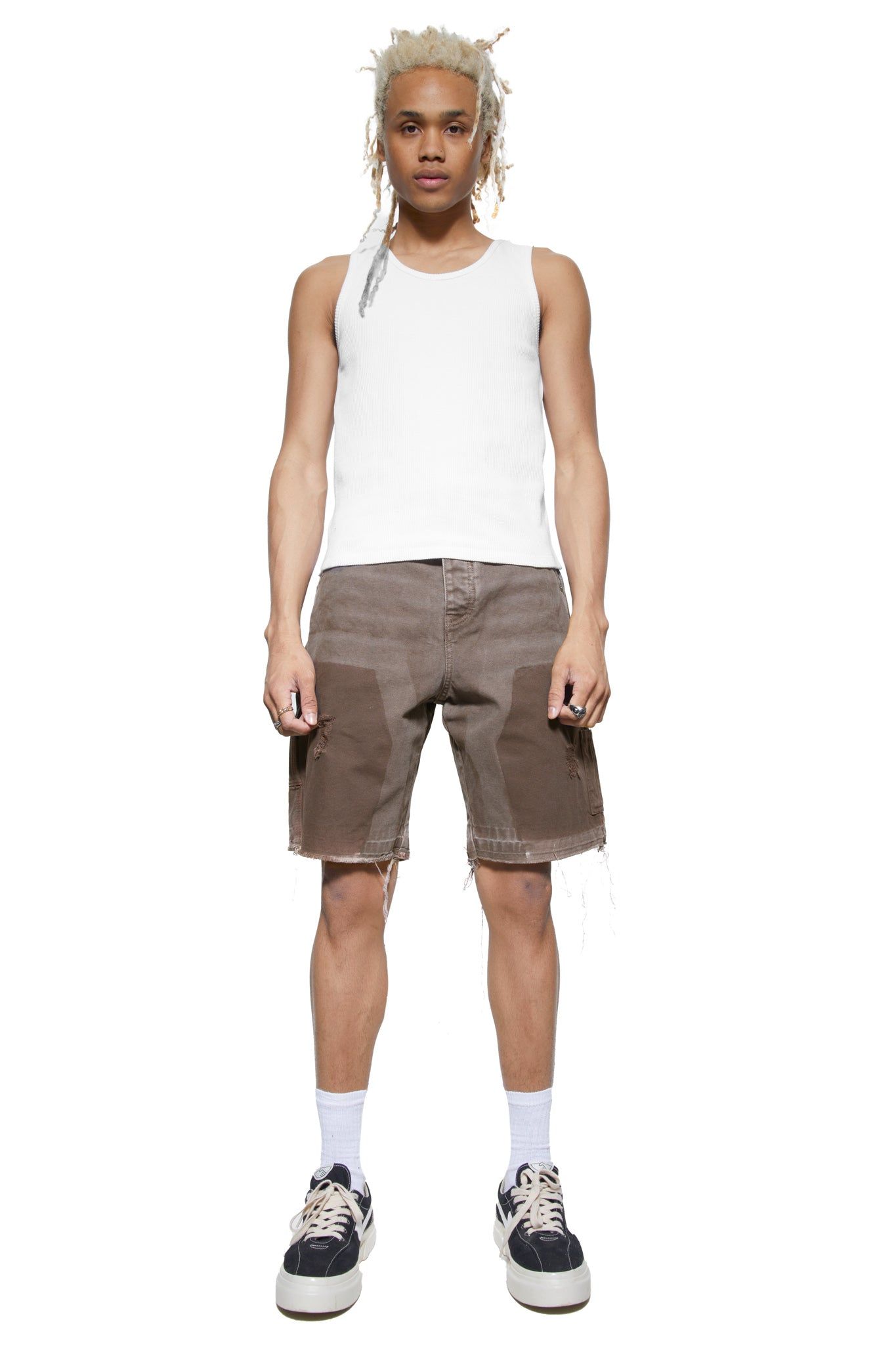 Vintage Brown Rodeo Carpenter Shorts sold by Jaded London product image thumbnail 2