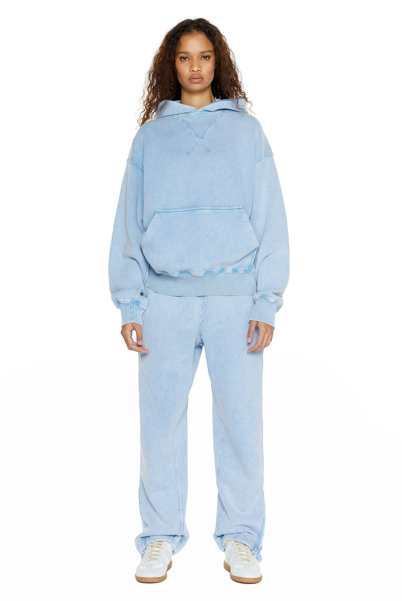 NTRLS Powder Blue Oversized Hoodie sold by Jaded London product image thumbnail 5